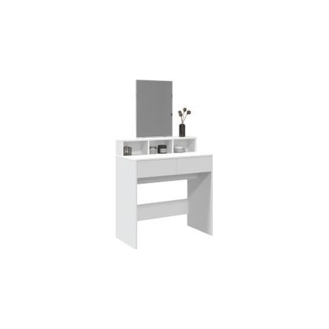 Coiffeuse avec miroir blanc 80x41x144,5 (1/5)