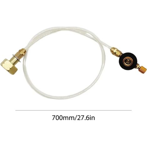 Raccord de gonflage pour bouteille de gaz liquéfié (GPL) d'Europe de l'Est, raccord de remplissage, tuyau en caoutchouc, accessoires durables pour réchauds de jardin portables.