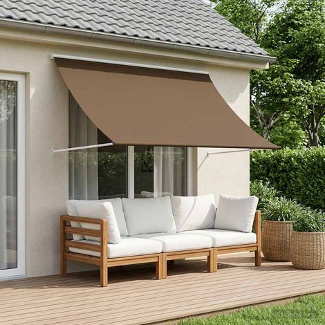 vidaXL Auvent Taupe 400 x 150 cm