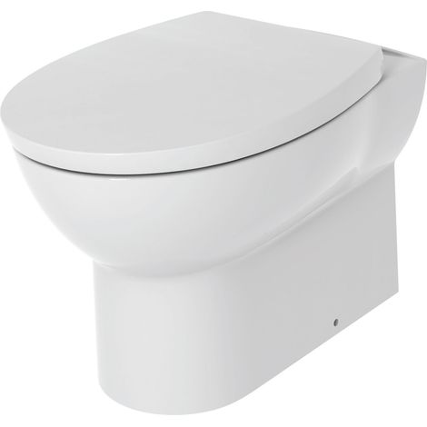 Signature QuikPak Rimless Back to Wall Toilet - Soft Close Seat (1/3)