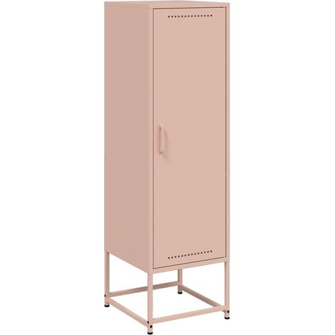 Buffet credenza cassettiera mobile contenitore organizer cucina soggiorno soggiorno alto 36 x 39 x 123 cm acciaio Rosa 020035156