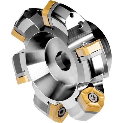 Planfräser ISO 125A06R-S57PN13 D.40mm Rechtslauf Schneid-D.140,8mm PRAMET (1/3)