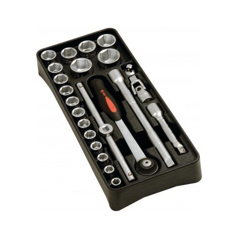 MOB - Module de douilles et cliquets 1/2'' 23 pièces - Réf : 9562023001 (1/3)