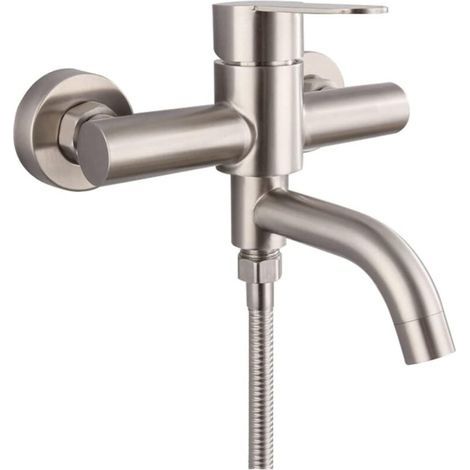 Robinet de salle de bain antique, mitigeur d'évier, mitigeur rétro, robinet de salle de bain, laiton brossé nostalgique pour salle de bain (1/4)
