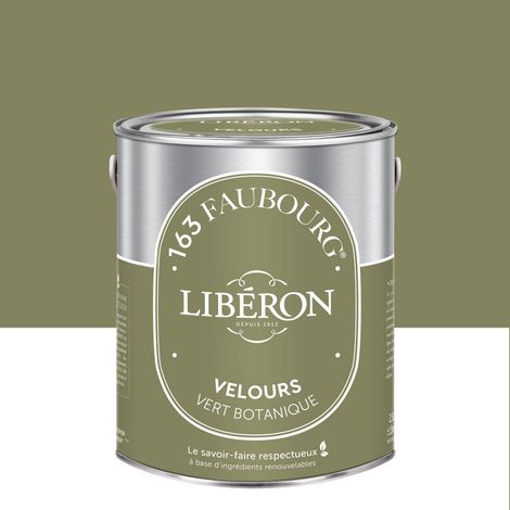 LIBERON Peinture vert botanique multisupport 163 faubourg LIBÉRON velours 2.5 l (1/3)