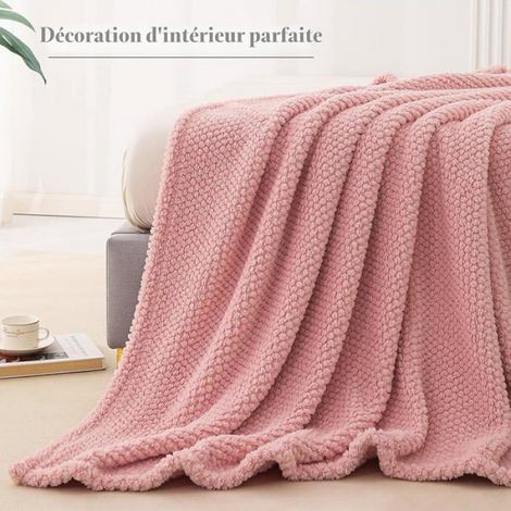 Whale Flotil Couverture Poire 230x270 cm Pid Canapé Jeté de Canapé en Microfibre Jacquard,Couverture pour 230x270cm R COUVERTURE (1/5)
