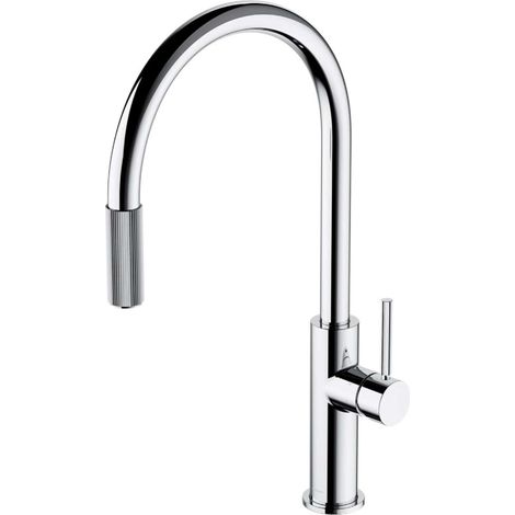 OMNIRES Switch - Rubinetto per lavello con beccuccio estraibile e funzione di filtraggio, cromato SW9059CR (1/3)