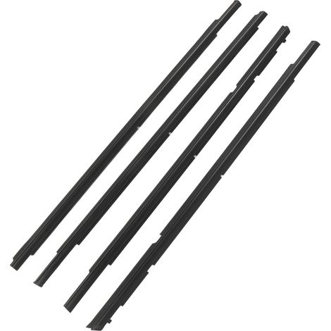 4er-Set Gummidichtungsstreifen für Türen und Fenster (vorne, hinten, links, rechts), passend für Lancer 2008–2017, schützt vor Staub, Wasser und Wind beim Fahren (1/5)