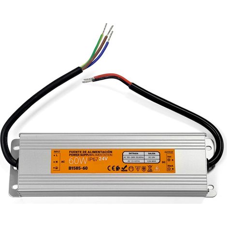 Wasserdichtes Netzteil slim 24V 60W IP67