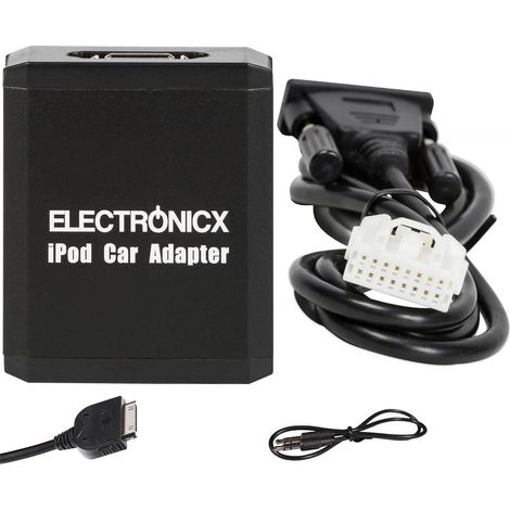Adapter AUX iPhone iPad iPod CD Wechsler Toyota Lexus 5+7 Pin groß - Auto Radio Adapter iPhone iPad iPod - Versand DE (1/5)