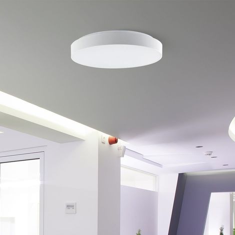 V-TAC 40 W LED-Deckenleuchte mit CCT 3-in-1-Fernbedienung, weiße Farbe, D395 mm, dimmbar, 3000–6500 K, elegante Abdeckung – 23589 (1/5)