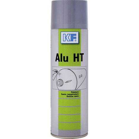 Peinture en aérosol ALU HT - aluminium - brillant - 500 mL - KF (1/2)