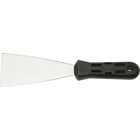 Malerspachtel B.50mm VA rostfrei m.flachovalem schwarzem Ku.-Heft besteQualität (1/3)