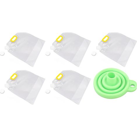 5-lagiger Vakuum-Lebensmittelaufbewahrungsbeutel, wiederverwendbar, transparent, geeignet für Reis, Getreide, Nüsse usw., 10 kg. (1/5)