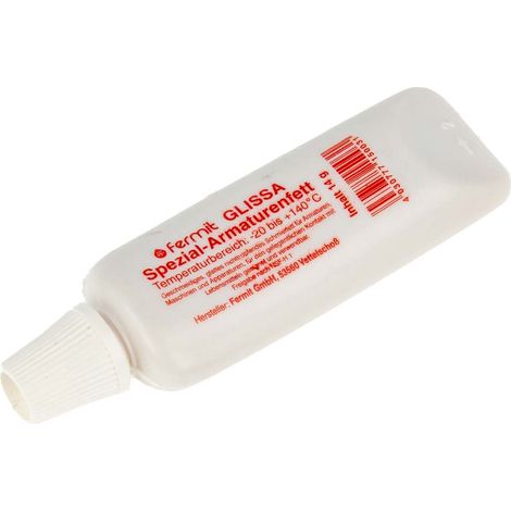 Fermit Glissa Spezial-Armaturenfett - Hahnfett - lebensmittelgeeignet - 14 g Tube