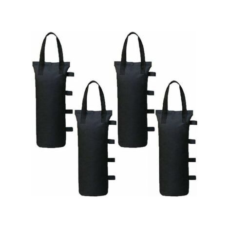 Lot de 4 Poids de Gazebo pour Tonnelle et Pavillon, Sac de Lestage Sable pour Jambes, Tentes Pare-Soleil, Parasol (1/5)