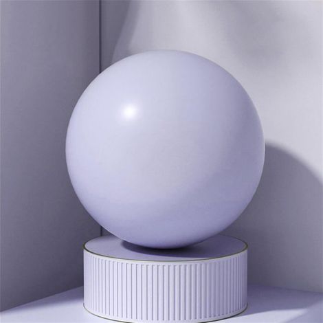 Lot de 3 ou 6 Ballon Pilates 25 cm Anti-explosion Antidérapant avec Tuyau pour Yoga Gymnastique (1/5)