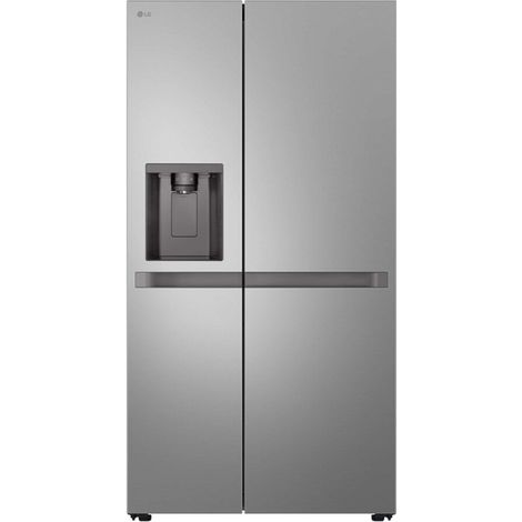 LG – Réfrigérateur américain 638L – 2 portes – Congélateur latéral – Classe E – Consommation 347 kWh/an – Argent (1/5)