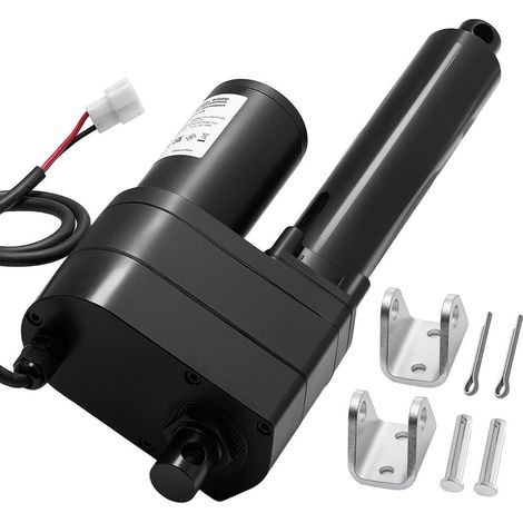 12V 9000N Course 200 mm Actionneur Linéaire Électrique pour Levage Lourd, Étanche IP65 avec Support de Montage (1/5)