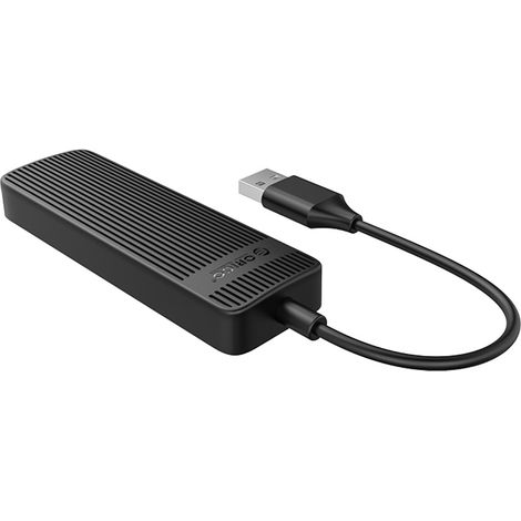 Hub FL02, docking station con splitter da USB-A a 4 porte USB-A - nero (1/2)