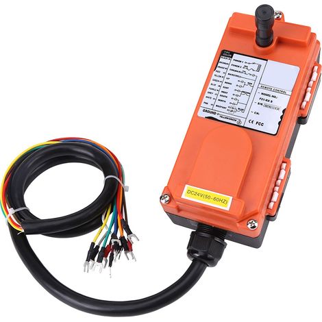 Télécommande radio 24VDC pour palan à couronne, 1 vitesse, ensemble émetteur et récepteur (1/5)