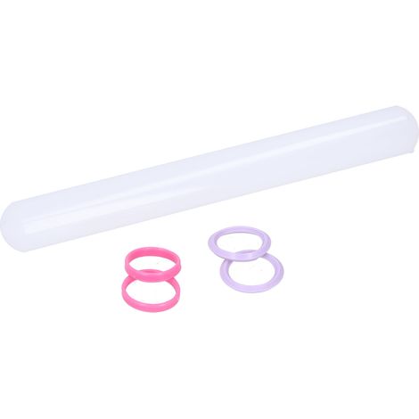 Rouleau à pâtisserie antiadhésif de 23 cm pour biscuits, fondant et gâteaux - Outil de pâtisserie DIY (1/5)