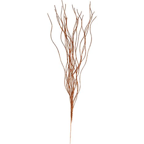 Rameaux Artificiels De Baies - Décor Festif Pour Arbre De Noël Ou Table - Halloween Et Thanksgiving - PVC Orangé - 43 Cm - 1 Pièce (1/5)
