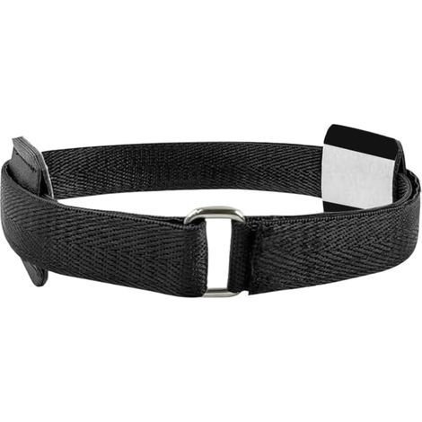 Connecteur de canapé sectionnel antidérapant pour canapé coulissant en forme de L - Sangle en tissu mélangé noir - 90 cm (1 pièce) (1/5)