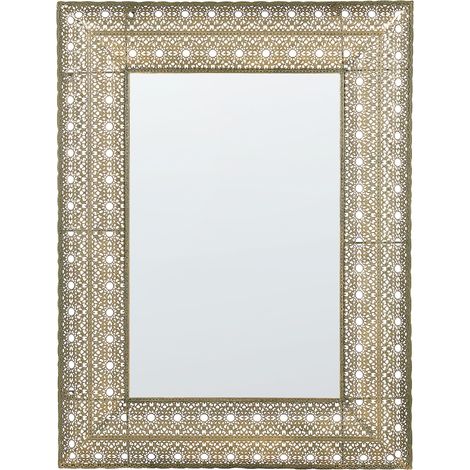 Specchio da Muro Rettangolare Medio Orientale 69 x 90 cm Dehradun (1/5)