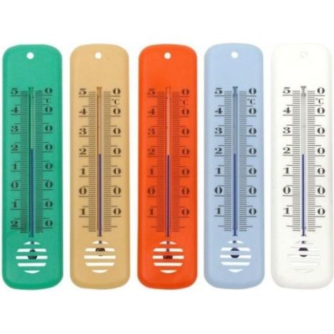 [PRODOTTO USATO] Termometro de Indoor Plastic 35x145 mm, misurazione accurata, design compatto, robusto, ideale per case e uffici.