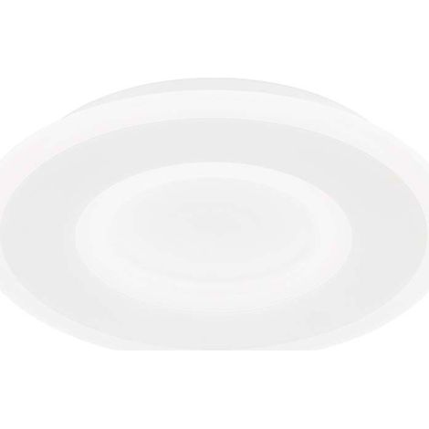 Lampe de salon plafonnier plafonnier télécommande LED dimmable blanc (1/5)