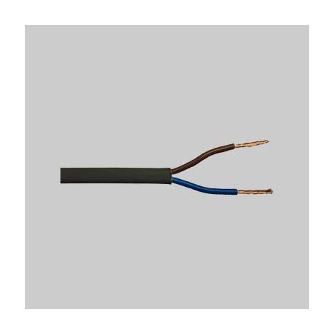 Cavo bipolare nero sezione 2x1,5 mm conf. da 100 ml