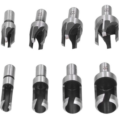 8 pièces mèche à bois trépan carbure acier baril griffe type pour perceuse électrique industrielle durable (1/5)