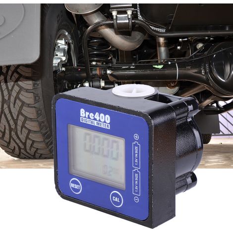 Dieselkraftstoff-Durchflussmesser aus Aluminiumlegierung mit blauem LCD-Display und hoher Genauigkeit (1/2") (1/5)
