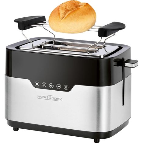 Profi-cook PC-TA 1170 tostadora negra y plateada (1/3)