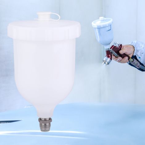 Godet à peinture en plastique à alimentation par gravité de 600 ml pour pistolet à peinture D-evilbiss GTI / T-EKNA Pro Pri FLG (1/5)