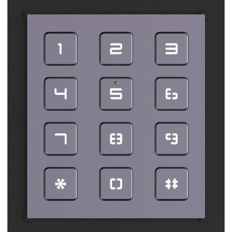 Hikvision DS-KD-KP teclado intercomunicador negro 12 botones (1/3)