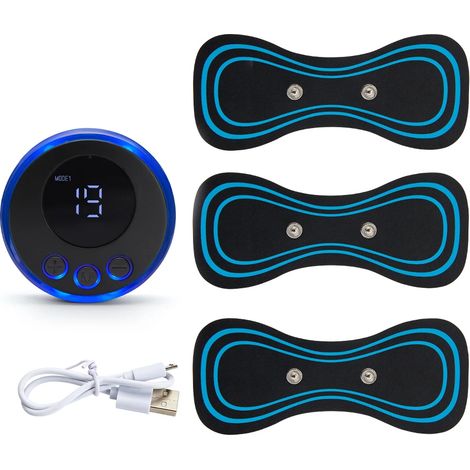 EMS-Muskelstimulationsgel für Nackenmassage, Linderung von Nackenschmerzen, Entspannung, Rückenmassage, Nackenmassage, Rückenmassage 02365-AquaForge