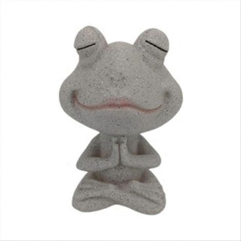 Pot de plantation intérieur extérieur pot de fleur Yoga Frog pot de plantation B (1/5)
