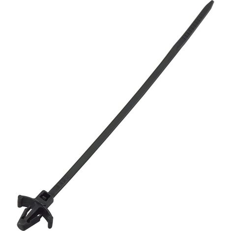 Serre-câble RS PRO 112mm x 2,5 mm Noir en Nylon 66 ( Prix pour Sachet de 100 )