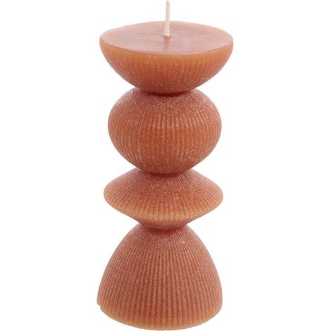 Vela decorativa Homy redonda, 15 cm de altura - Atmosphera créateur d'intérieur (1/3)