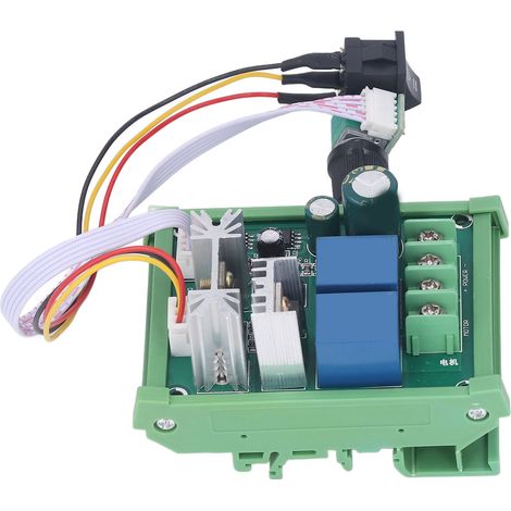 PWM-Motordrehzahlregler, Schienenplatine, starke Konnektivität, Motorregler 10A DC12V-55V (1/5)