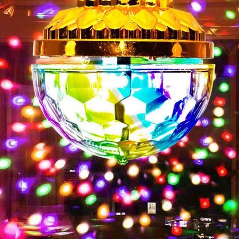 Lumière Disco LED - Ampoule Rotative - Boule À Facettes - E27 - 1 Pièce (1/5)