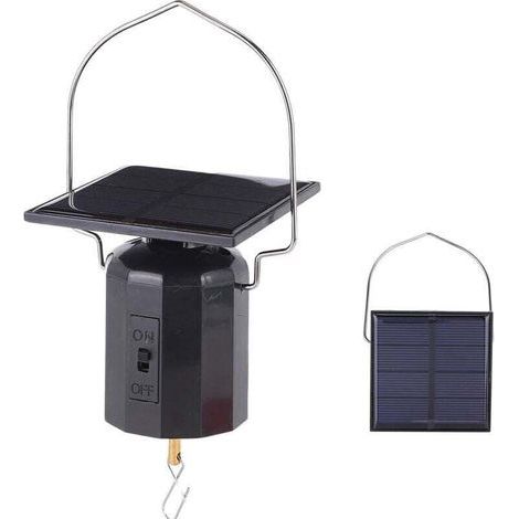 Moteur rotatif à énergie solaire - Pour l'extérieur - Capacité de charge de 2,7 kg (1/4)