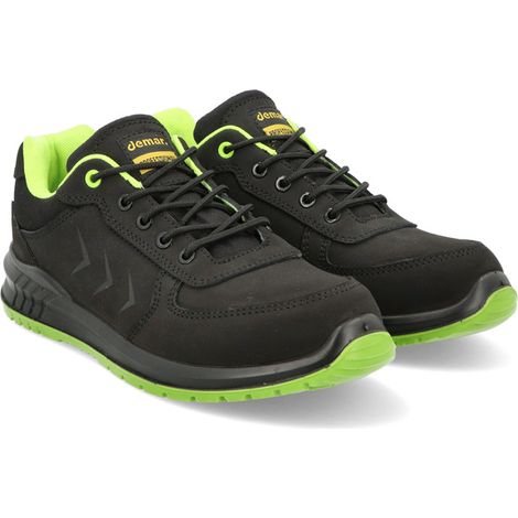 Chaussures de sécurité 9-087 noir et vert 45 (1/5)