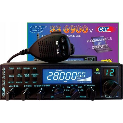 Radio CRT SS 6900 V8 VOX AM FM SSB CW ctcss DCS version V8 Export (1/4)