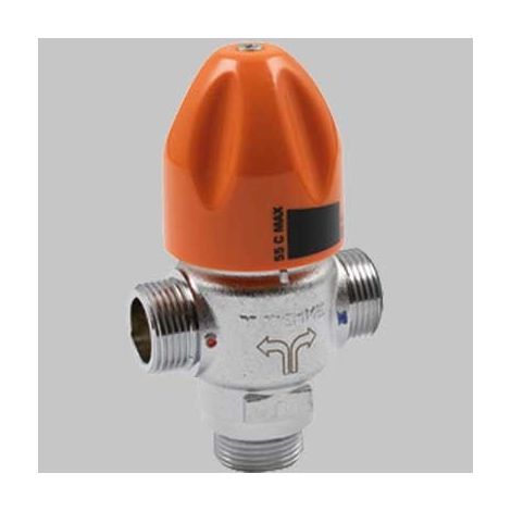 VALVOLA DEVIATRICE TERMOSTATICA M PER SOLARE - 3/4
