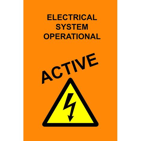 Affiche - Actif, orange