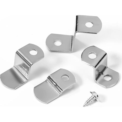 50pcs Clips de Montage pour Peinture sur Toile avec Vis Métalliques, 12,7 mm 6,35 mm 3,18 mm 9,53 mm Clips pour Toile pour Encadrement Photos Clips de Montage pour Toile pour Tableau Noir (1/5)