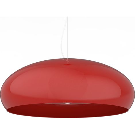 LUMICOM  ATOMIC Sospensione, 1xE27, max 42W, metallo, rosso lucido, D.60cm (1/2)